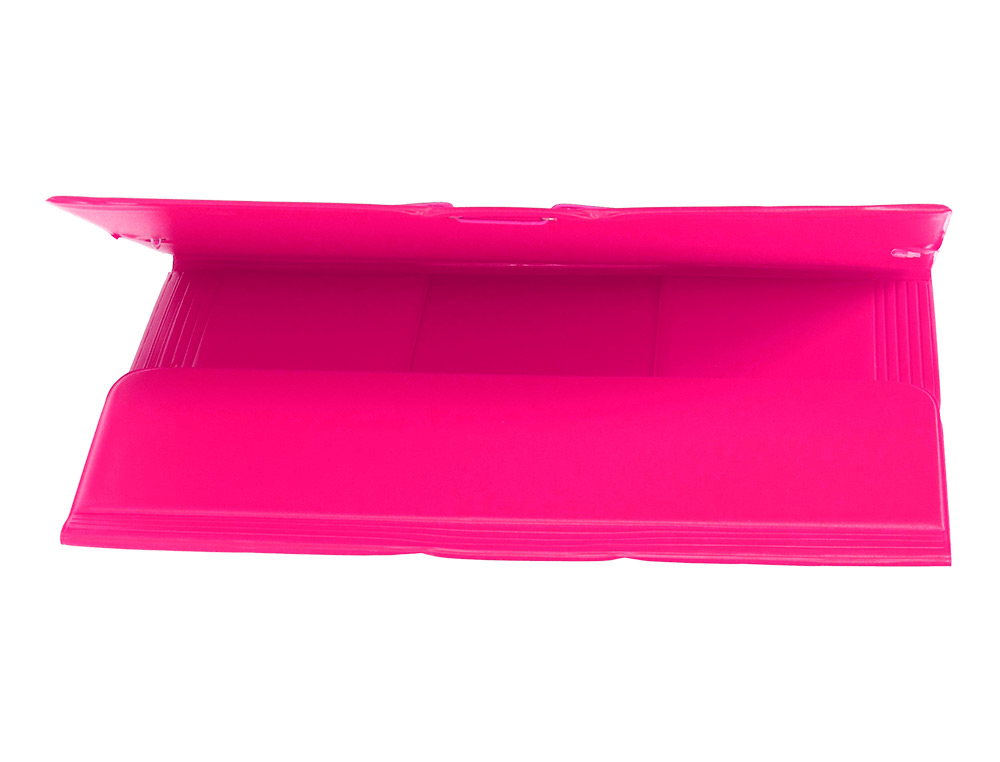 CHEMISE LIDERPAPEL CARTON REMBORD DOS FLEXIBLE A4+ 320X240MM 3 RABATS LASTIQUE COLORIS FUCHSIA