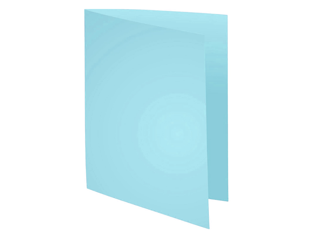CHEMISE EXACOMPTA FOREVER CARTE RECYCLE 220G A4 24X32CM COLORIS BLEU CLAIR PAQUET 100 UNITS