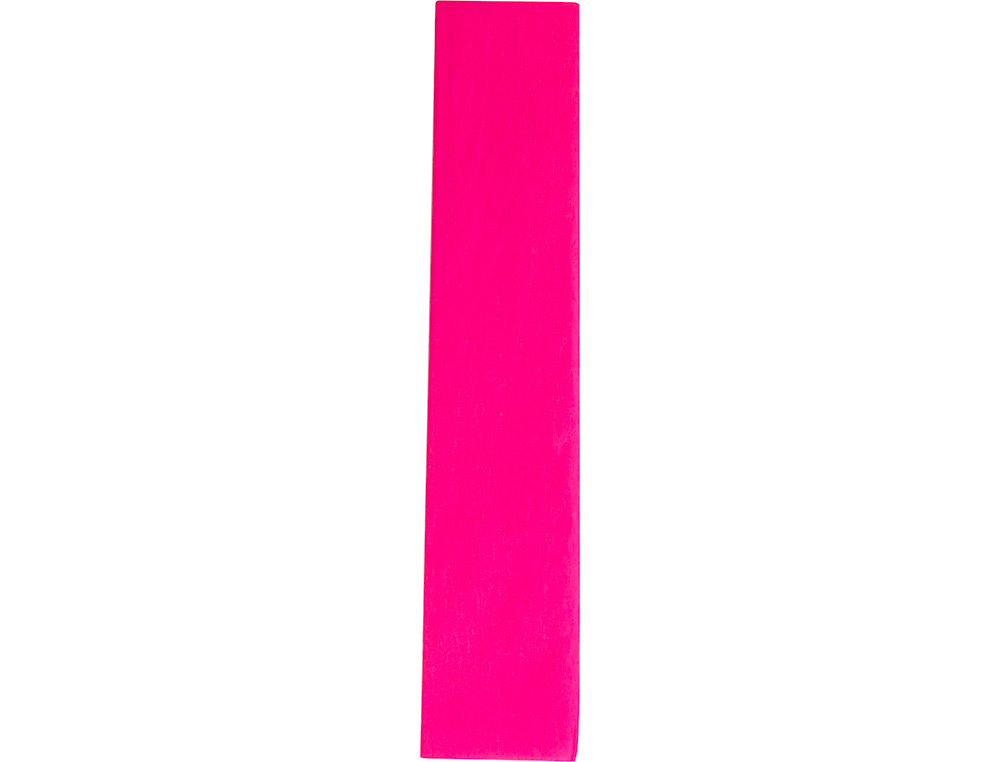 PAPIER CRPON LIDERPAPEL 34G/M2 50CMX2.5M UNICOLORE ROSE FLUORESCENT