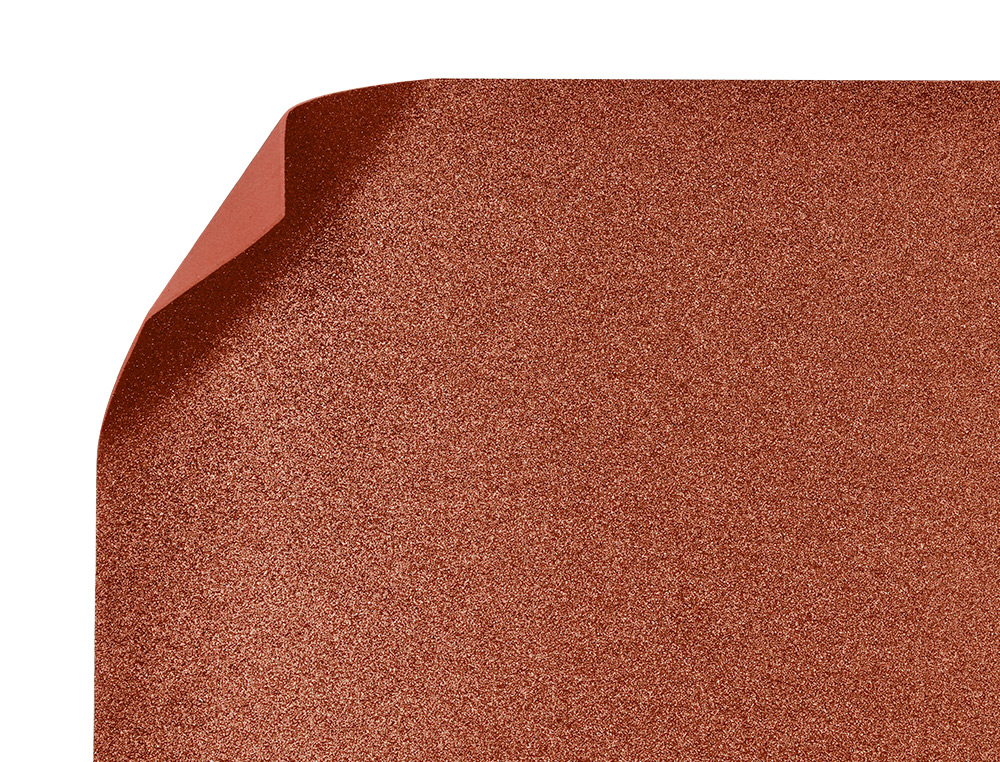 PLAQUE MOUSSE LIDERPAPEL PAILLETE 50X70CM 60G/M2 PAISSEUR 2MM UNICOLORE MARRON