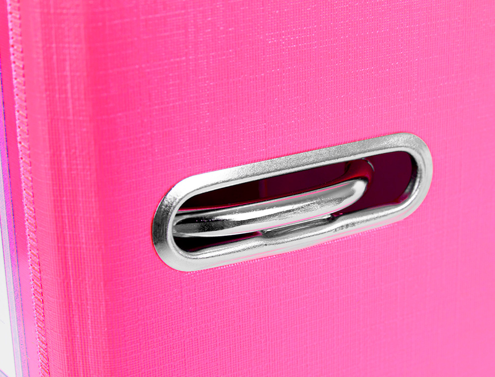 CLASSEUR LEVIER LIDERPAPEL A4 DOCUMENTA CARTON REMBORD 1,9MM DOS 75MM RADO MTALLIQUE COLORIS ROSE