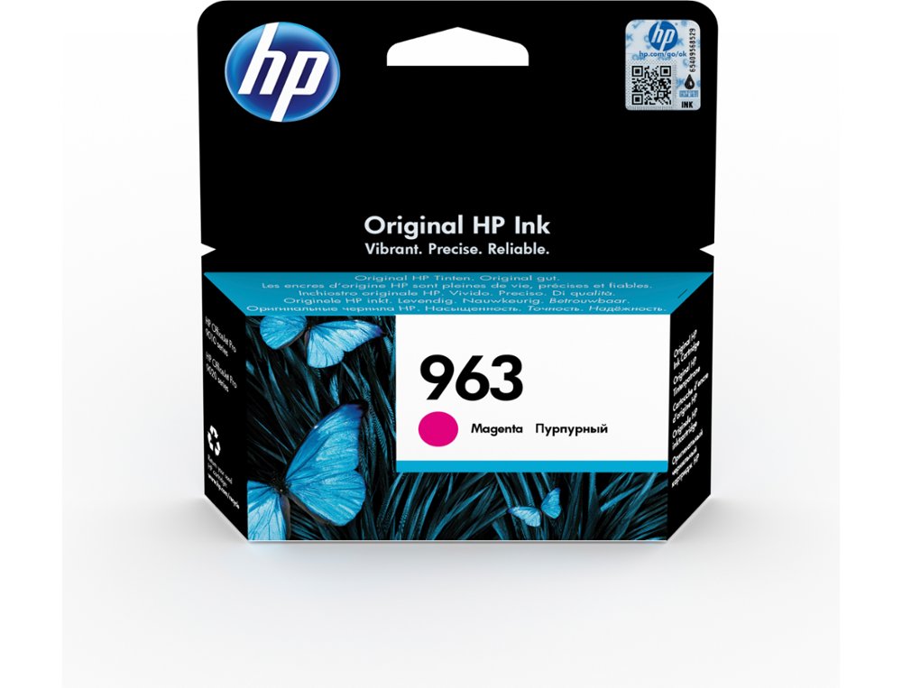 CARTOUCHE HP JET ENCRE 963 OFFICEJET PRO 9010 - 9020 / 9022 / 9023 / 9025 700 PAGES MAGENTA
