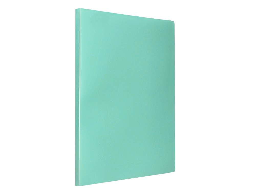 PROTEGE-DOCUMENTS LIDERPAPEL POLYPROPYLENE COUVERTURE      FLEXIBLE 20 POCHETTES FIXES   A4 210X297MM VERT POMME