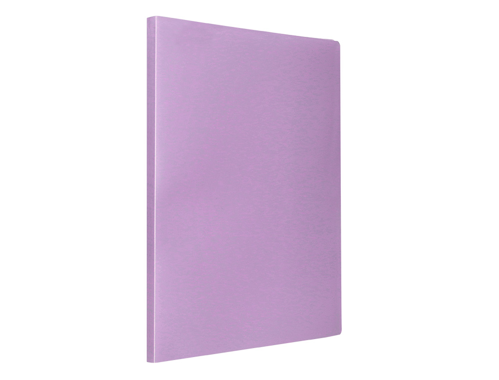 PROTEGE-DOCUMENTS LIDERPAPEL POLYPROPYLENE COUVERTURE      FLEXIBLE 40 POCHETTES FIXES   A4 220X297MM LAVANDE OPAQUE