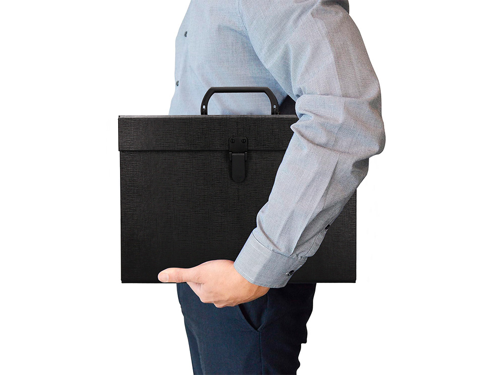 VALISETTE TRIEUR LIDERPAPEL  SOUFFLET 19 COMPARTIMENTS 25.5X390X120MM