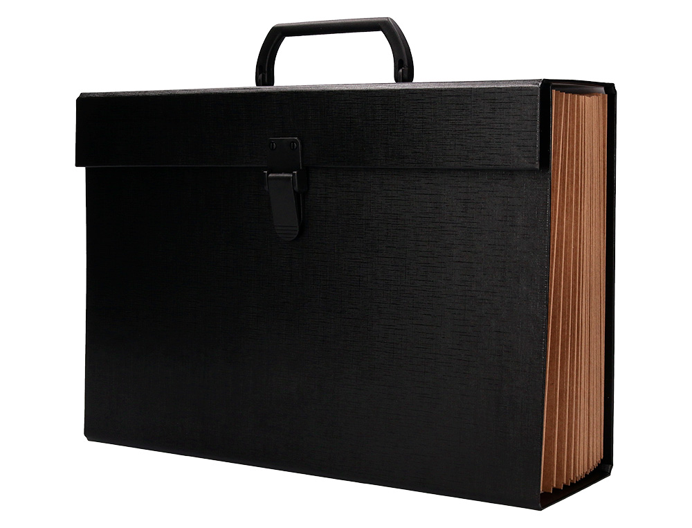 VALISETTE TRIEUR LIDERPAPEL  SOUFFLET 19 COMPARTIMENTS 25.5X390X120MM