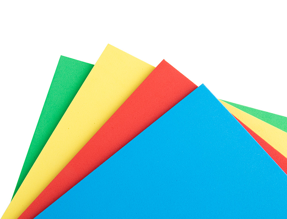 PLANCHE EN CAOUTCHOUC 4 COULEURS UTILISATION SCOLAIRE TRAVAUX MANUELS