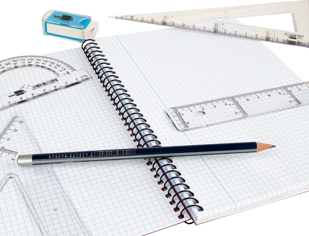 SET TRAAGE LIDERPAPEL 5 PICES RGLE 30CM QUERRES 45/60 DEGRS 25CM RAPPORTEUR 180 DEGRS 15CM PISTOLET TRANSPARENT