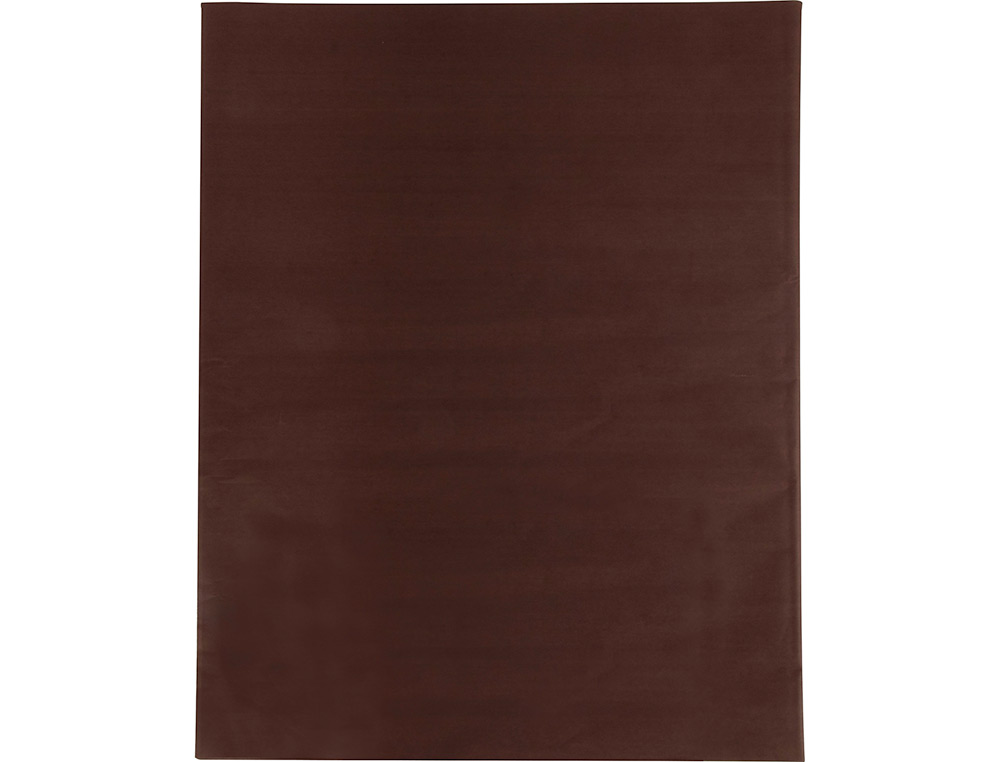 PAPIER DE SOIE LIDERPAPEL 52X76CM 18G/M2 UNICOLORE MARRON SACHET 25F