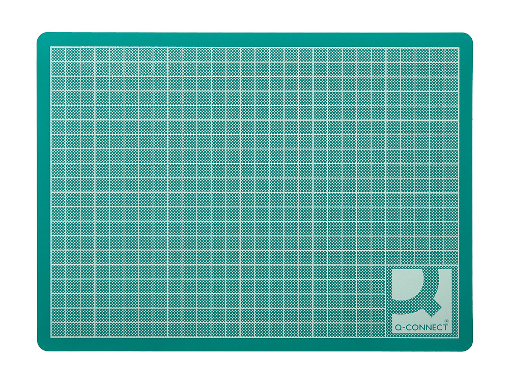 PLAQUE COUPE Q-CONNECT PVC PAISSEUR 3MM 220X300MM A4 COLORIS VERT