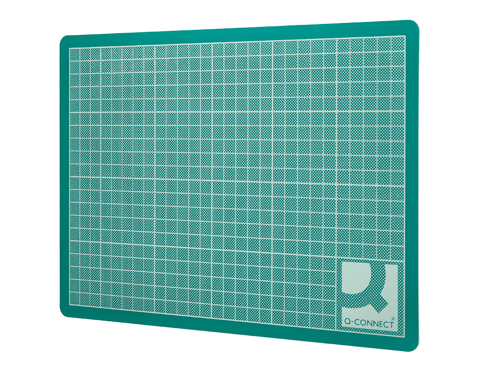 PLAQUE COUPE Q-CONNECT PVC PAISSEUR 3MM 220X300MM A4 COLORIS VERT