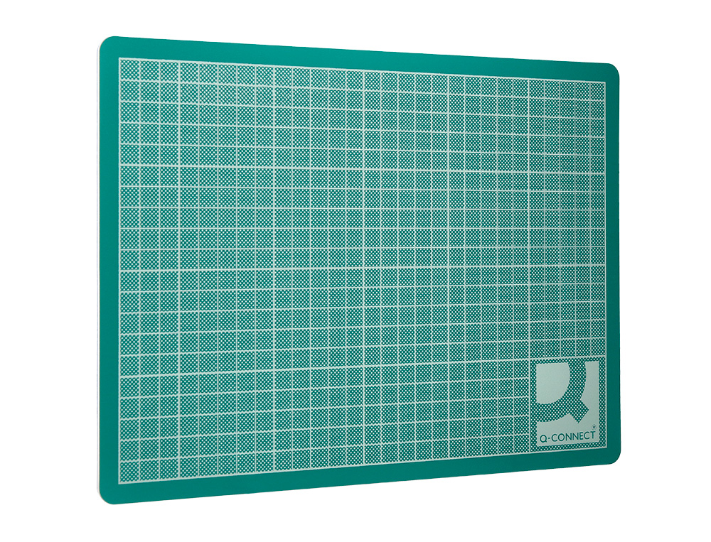 PLAQUE COUPE Q-CONNECT PVC PAISSEUR 3MM 220X300MM A4 COLORIS VERT