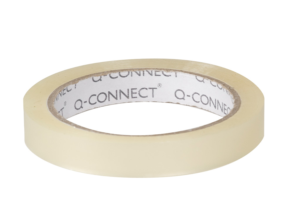 RUBAN ADHÉSIF Q-CONNECT ÉCONOMIQUE RÉSISTANT TRANSPARENT 12MMX66M