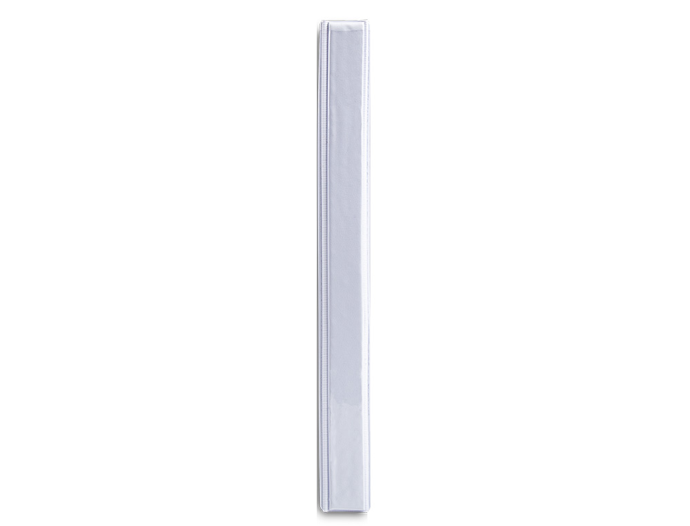 CLASSEUR KANGOUROU LIDERPAPEL 4 ANNEAUX 16MM 283X320MM DOCUMENT A4 PLASTIQUE DOS 28MM COLORIS BLANC