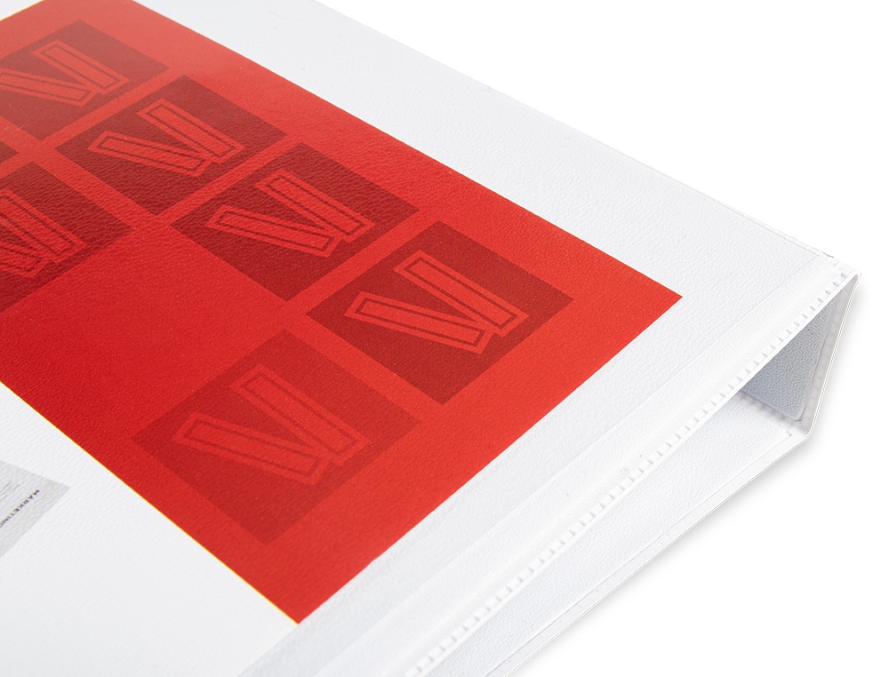 CLASSEUR KANGOUROU LIDERPAPEL 2 ANNEAUX 25MM 283X320MM DOCUMENT A4 PLASTIQUE DOS 40MM COLORIS BLANC