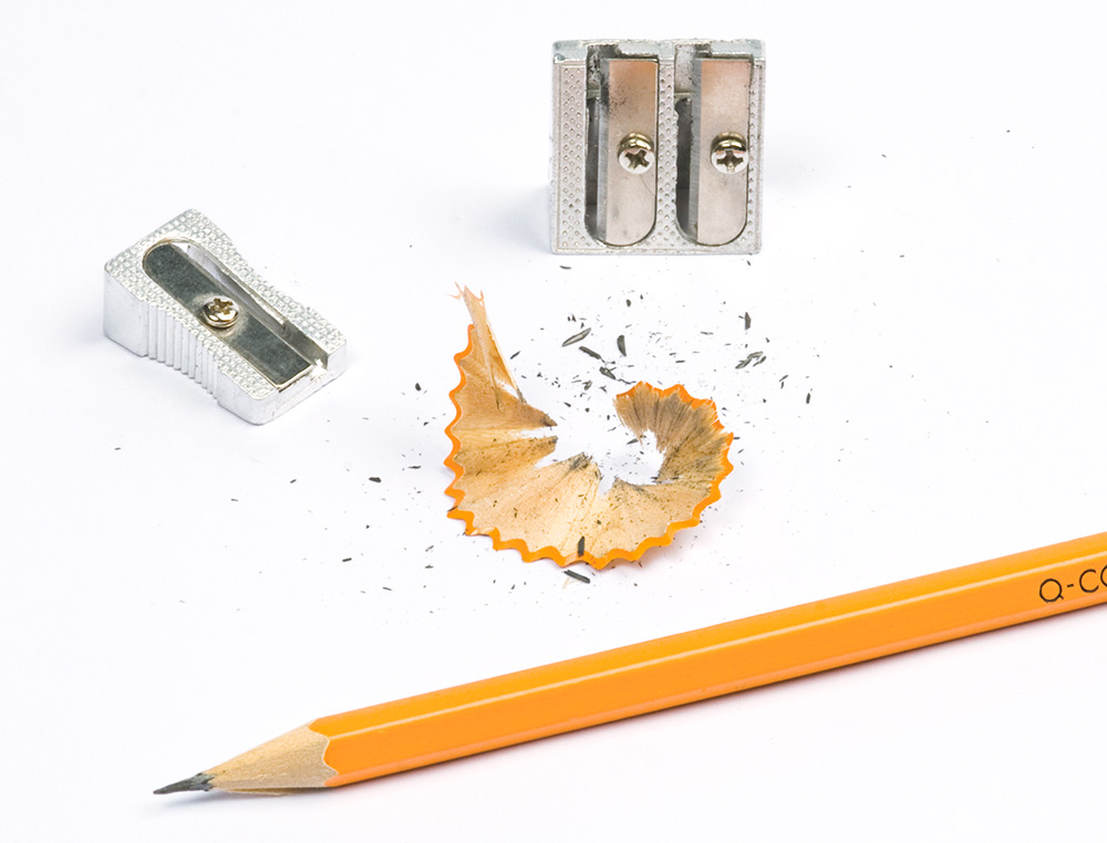 TAILLE-CRAYON Q-CONNECT CLASSIQUE ALUMINIUM ROBUSTE RSISTANT 1 USAGE