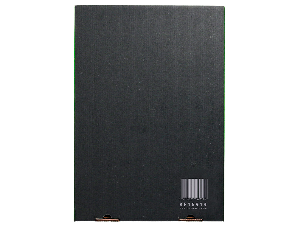 POCHETTE Q-CONNECT POLYPROPYLENE GRAINE PERFOREE FOLIO 80 MC SACHET 10 UNITES