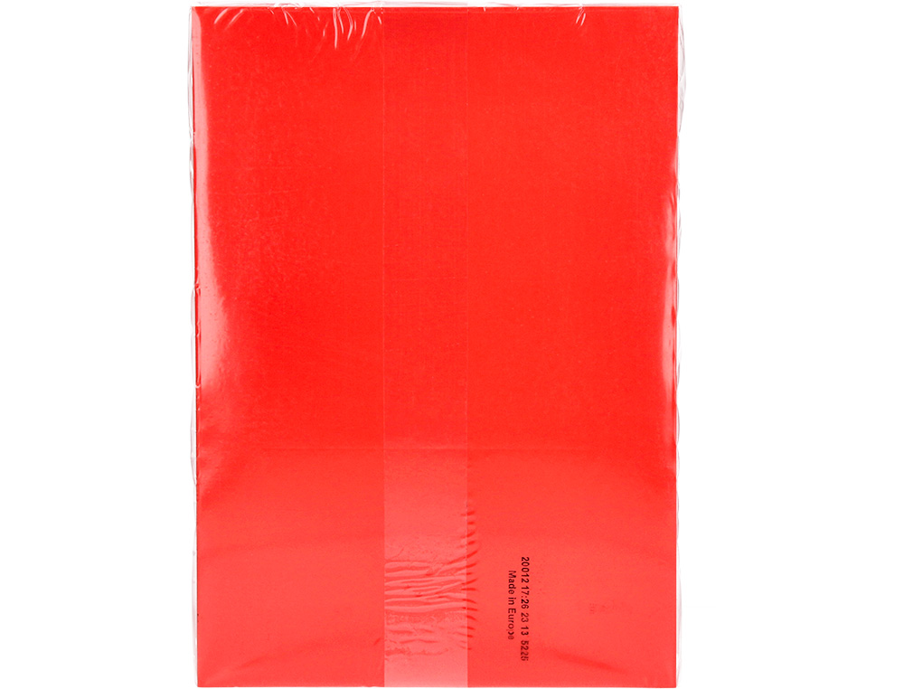PAPIER COULEUR Q-CONNECT MULTIFONCTION A4 80G/M2 UNICOLORE ROUGE INTENSE RAMETTE 500 FEUILLES