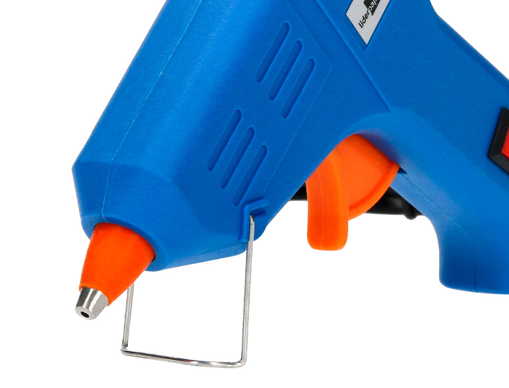 PISTOLET COLLE LIDERPAPEL PUISSANCE 25W INCLUS 2 BÂTONS COLLE 7MMX100MM