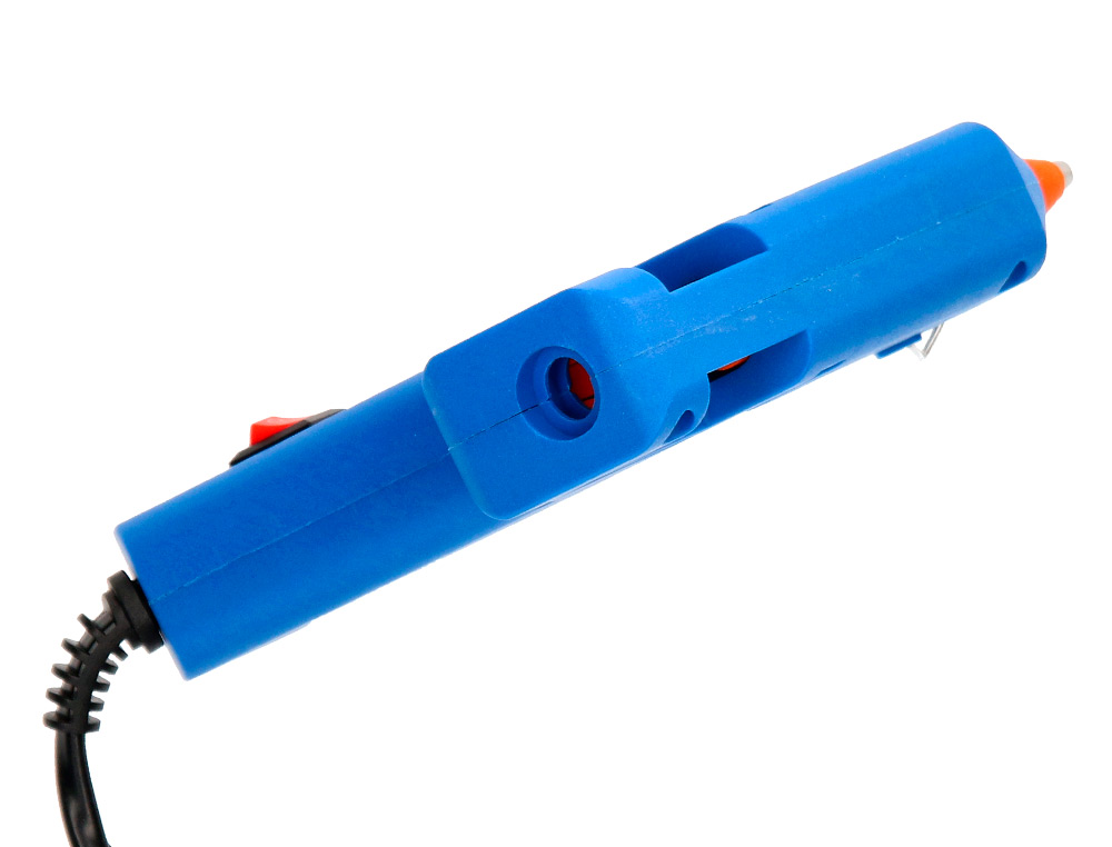 PISTOLET COLLE LIDERPAPEL PUISSANCE 25W INCLUS 2 BÂTONS COLLE 7MMX100MM