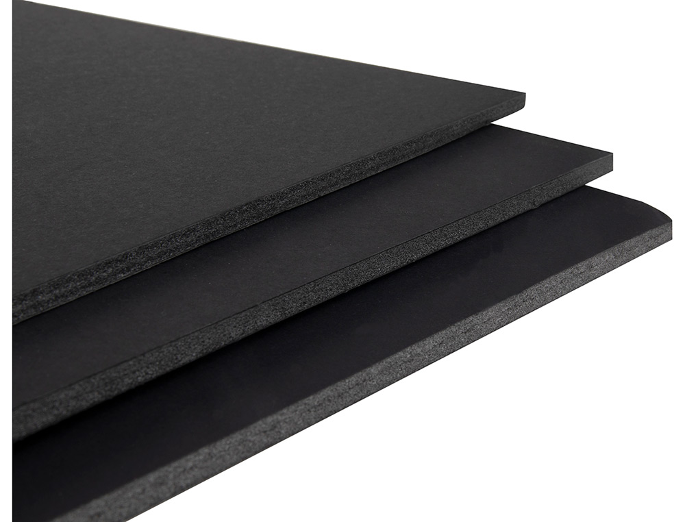CARTON ENTRECOLLE LIDERPAPEL 50X70CM EPAISSEUR 5MM         UNICOLORE NOIR