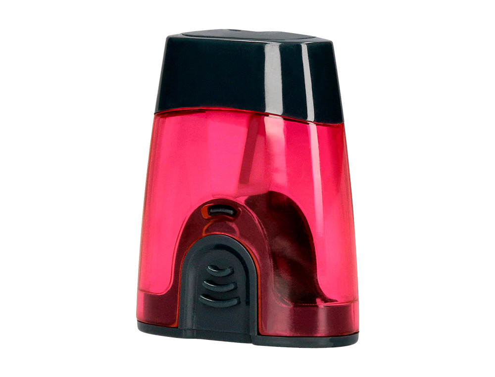 TAILLE-CRAYON LIDERPAPEL PLASTIQUE INTRIEUR MTAL RSERVOIR PROTECTEUR DE LAME 1 USAGE COLORIS ASSORTIS