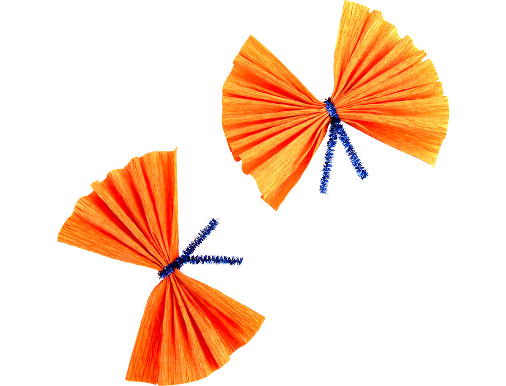 PAPIER CREPON LIDERPAPEL ROULEAU 50CMX2,5M 85GR        COLORIS BLEU CIEL