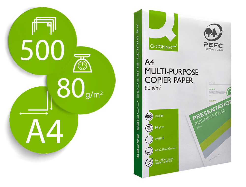 Ramette 50 feuilles kraft recyclées 70g A4 multi-couleur achat