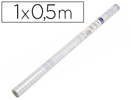 COUVRE-LIVRES SIGN REPOSITIONNABLE FILM POLYPROPYLNE BRILLANT ADHSIF 1X0.5M PLASTIQUE INCOLORE TRANSPARENT MAT