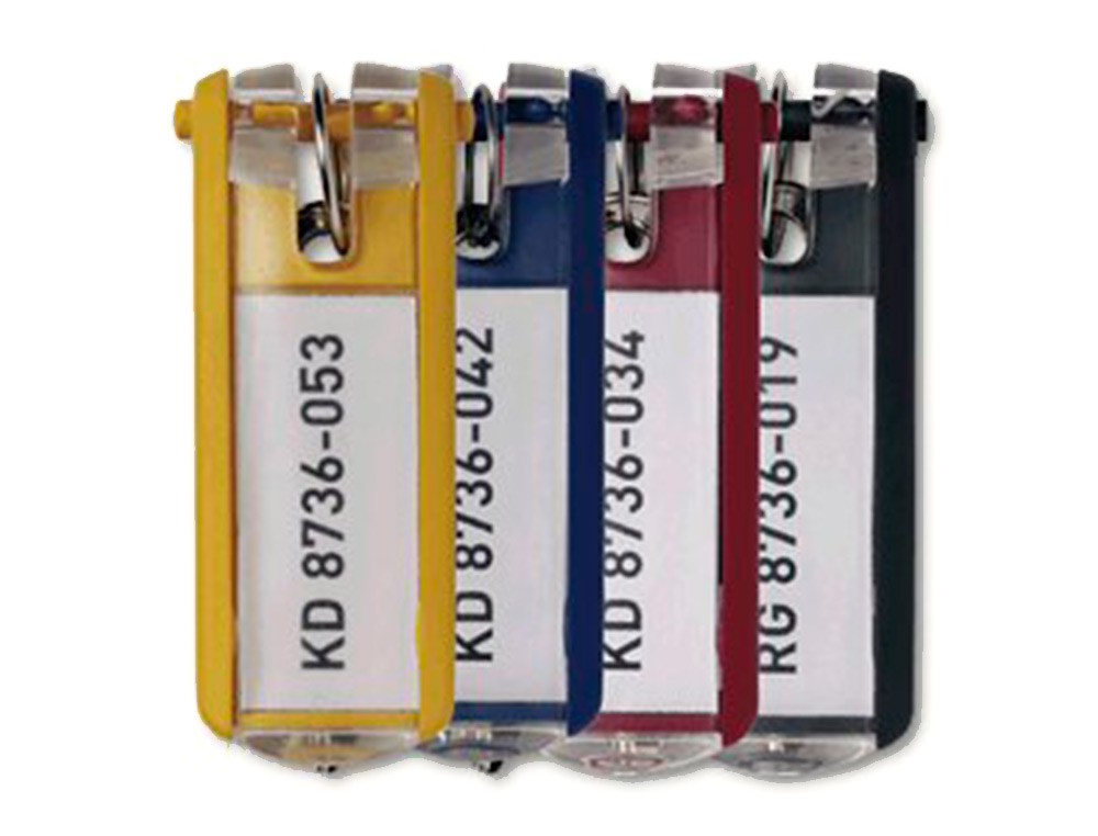 PORTE-CLS CARPENTRAS PORTE-TIQUETTE PLASTIQUE 56X29MM COLORIS ASSORTIS ACIDULS SACHET 5 UNITS SIGN