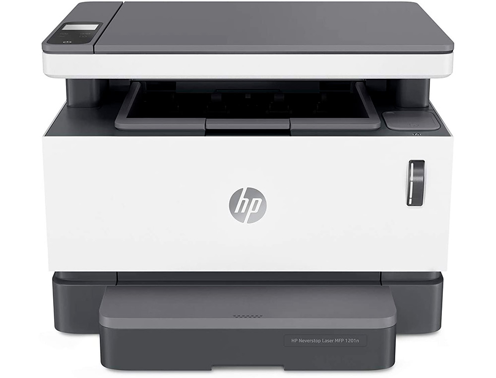 IMPRIMANTE MULTIFONCTION HP NEVERSTOP LASER 1201N         ETHERNET WIFI 20PPM BANDEJA   150 HOJAS SCANNER