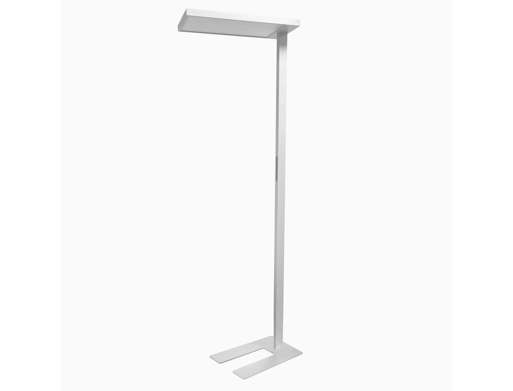 LAMPADAIRE UNILUX VERSUS 196CM LED AVEC SOCLE COLORIS  BLANC