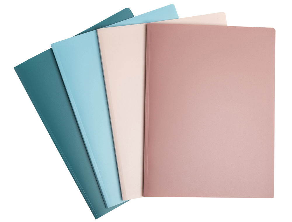 PORTE-VUES EXACOMPTA SKANDI PP RECYCLE A4 80 VUES COLORIS ASSORTIS