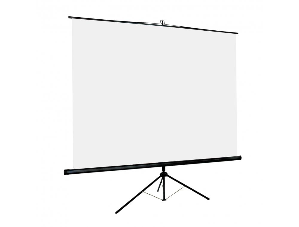 ECRAN PROJECTION ULMANN SUR TREPIED 150X150CM COLORIS     BLANC