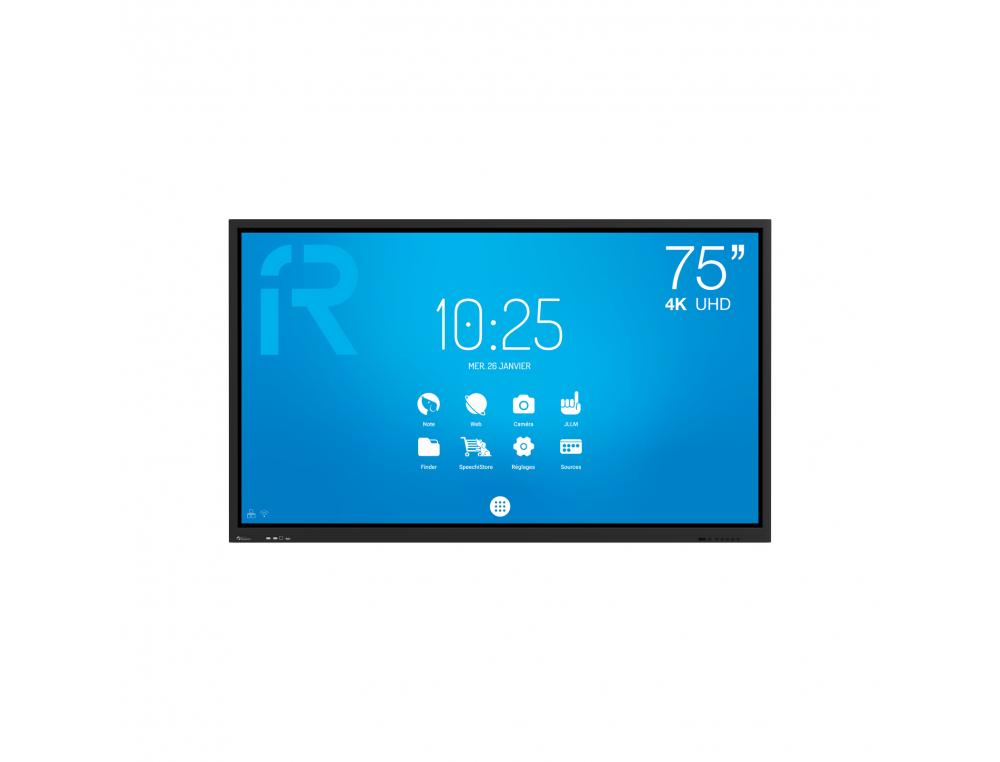 ECRAN SPEECHI INTERACTIF TACTILE SPEECHITOUCH 75       RESOLUTION UHD WIFI ANDROID