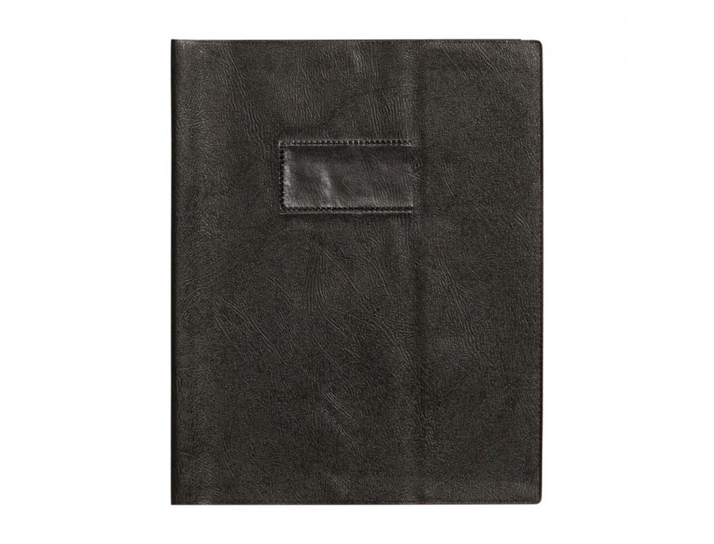 PROTEGE-CAHIER CLAIREFONTAINE 17X22CM PLASTIQUE 22/100E     OPAQUE COLORIS NOIR