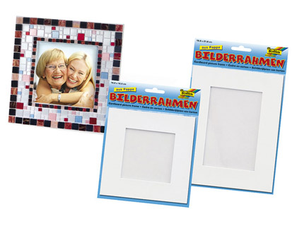 CADRE PHOTO FOLIA CARTON PAIS  DCORER 16.6X21.6CM FORMAT PHOTO 10X15CM COLORIS BLANC