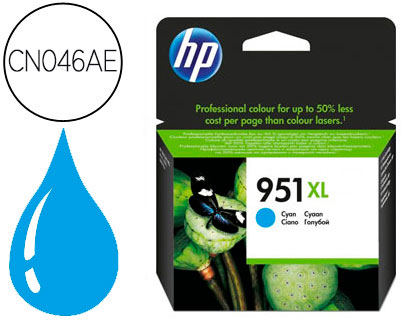 CARTOUCHE HP 951XL JET D'ENCRE CN046AE COULEUR CYAN HAUTE CAPACIT 1500P
