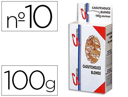 BRACELET CAOUTCHOUC SIGN TROIT 100X1.5MM BOTE 100G