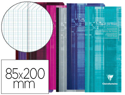 CARNET BORD BROCH CLAIREFONTAINE POUR ENSEIGNANTS 8,5X20CM 120 PAGES