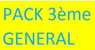 4- PACK 3me GENERAL