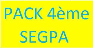 6- 4me SEGPA PACK RENTREE